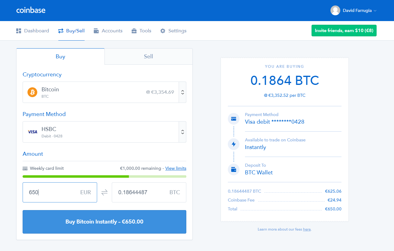 Various payment methods are available for crypto purchase. Users can fund their Coinbase account with bank or wire transfers, which may take days to clear. Fees vary by method and jurisdiction for deposits and withdrawals.