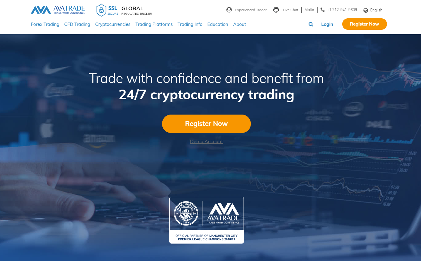 AvaTrade: A Regulated CFD Broker Offering 24/7 Crypto Trading