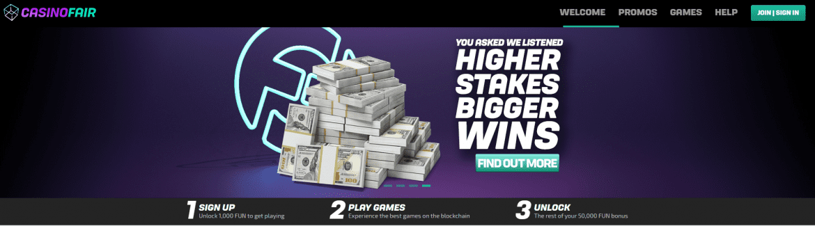CasinoFair - A Playground for High Bets and Bigger Prizes