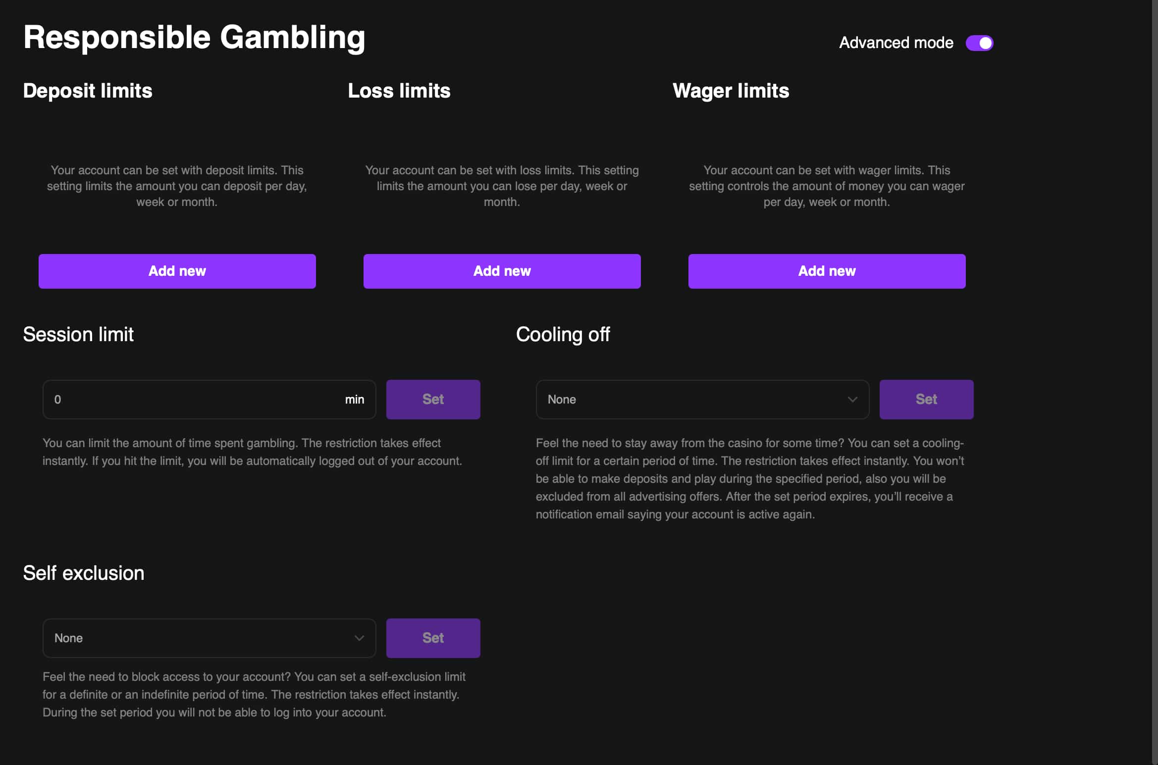 Responsible Gaming at WildCoins Casino